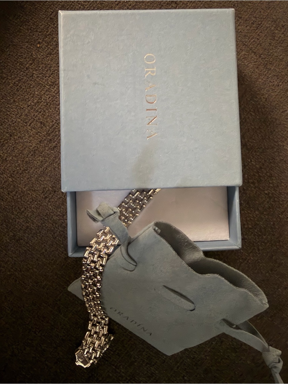 Oradina panther bracelet in sterling silver